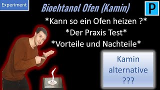 Bioehtanol Ofen  Kamin  Kann so ein Ofen heizen  Der Praxis Test [upl. by Henricks]