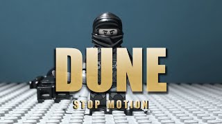 Lego Dune Paul Atriedes Vs Harkonnen Soldiers Lego Dune Stop Motion Fight Scene [upl. by Nnairret]