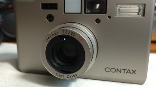 Contax T3 first look and impressions [upl. by Esojnauj670]