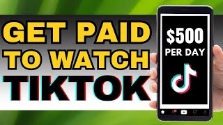 How To Make Money Watching Tiktok Videos 2024 Get Paid Up to 15 Per Video [upl. by Vergos]