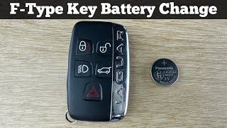 2014  2020 Jaguar FType Remote Key Fob Battery Replacement  How To DIY Replace Change Batteries [upl. by Ayouqat]