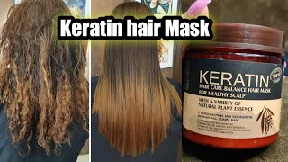 keratin hair mask how to use keratin hair mask keratin hair treatment su beauty and remedies [upl. by Follmer]