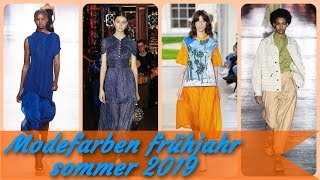 Modefarben frühjahr sommer 2019 [upl. by Roda]