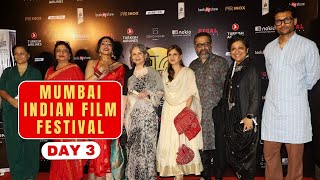 Sharmila Tagore Saif Ali Khan Manoj Bajpayee amp Others Present At MAMI Mumbai Indian Film Festival [upl. by Rehsu899]