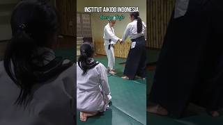 合気道  Institut Aikido Indonesia  Energy Dojo  Gyakuhanmi Katatedori Sankyo [upl. by Atinrev]