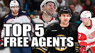 Top 5 NHL Unrestricted Free Agents Remaining and Where They Might Sign [upl. by Eryt]