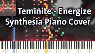 Teminite  Energize Unplayable Synthesia Piano Cover [upl. by Vale]