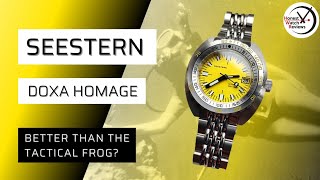 BEST DOXA SUB 300 HOMAGE Seestern Review HWR [upl. by Malone725]