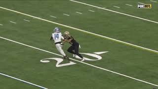 AmonRa St Brown vs Paulson Adebo amp Alontae Taylor 2023  WR vs CB Matchup [upl. by Boyes]