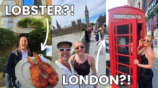 I ATE LOBSTER AT JAMIE OLIVERS RESTAURANT  VLOG 19 [upl. by Smaj913]