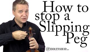 How to Stop a Slipping Peg [upl. by Ahsehyt]