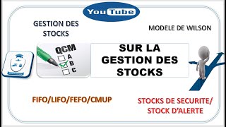 QCM GESTION DES STOCKS [upl. by Toft]