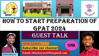 How to prepare GPAT 2024 in tamil Explanation by Sasitharan gpat2024 [upl. by Rayna]