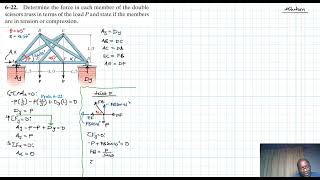 6–22 Structural Analysis Chapter 6 Hibbeler Statics Benam Academy [upl. by Iong495]