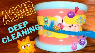 ASMR Dental Deep Cleaning  Realistic Dental ASMR  Melissa and Doug Dentist Kit [upl. by Adore465]