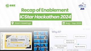 Recap of Enablement ICStar Hackathon 2024  ONE INDONESIA [upl. by Enirehtahc768]