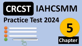 IAHCSMM CRCST Practice Test  Chapter 5 [upl. by Eisac]