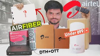 Airtel AirFiber 5G Installation Process Unboxing Router Speed Test live TV setup box Full Details [upl. by Erika]