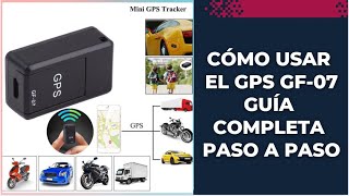 Cómo Usar el GPS GF07 Guía Completa Paso a Paso [upl. by Eiliab]