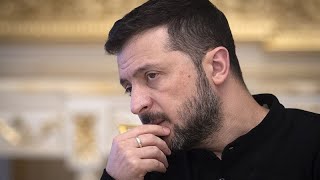 Guerra in Ucraina Zelensky a caccia di aiuti al Forum internazionale delle industrie della difesa [upl. by Dewhirst272]