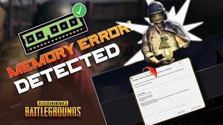 Fix Out of Memory Error Detected in PUBG Battlegrounds PC  Resolve Memory Issue on PUBG [upl. by Anasiul]