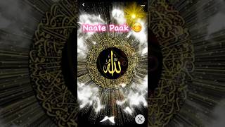 Naate Paak 😊  naatsharif [upl. by Atiuqan]