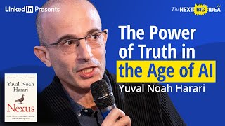 Yuval Noah Harari on The Power of Truth in the Age of AI [upl. by Htrowslle]