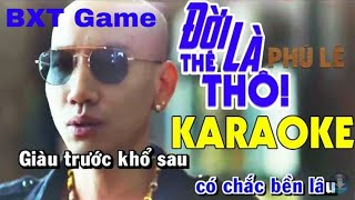 Đời Là Thế Thôi Karaoke  Beat chuẩn [upl. by Antoinetta505]