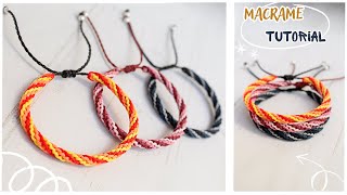 PULSERA ESPIRAL de 3 colores⚡️Tutorial Paso a Paso para Principiantes [upl. by Apilef463]