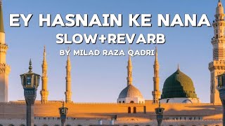 Ey Hasnain ke Nana  SLOWREVARB BY MILAD RAZA QADRI [upl. by Aral]