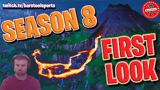 Smitty Takes A First Intense Look At Fortnite Season 8 FULL GAMES [upl. by Aicatsana]