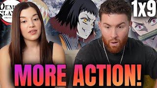 HER VERY FIRST ANIME Demon Slayer 1x9 REACTION  Temari Demon and Arrow Demon [upl. by Rayburn24]