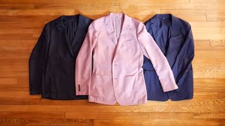 First Look Review Bonobos New Unconstructed Wool and Cotton Blazers [upl. by Jereme]