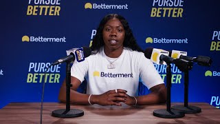 Arike Ogunbowale Announces Partnership with Betterment [upl. by Livi]