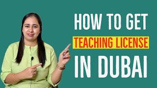 how to get teaching license in dubai Suchitasexperiences Dubaijobs [upl. by Haziza420]