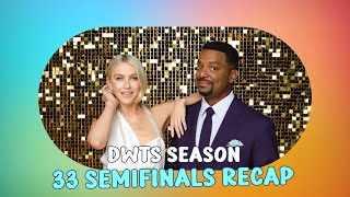 Live Updates Dancing With The Stars Season 33 Semifinals Recap [upl. by Ciardap]