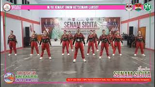 SICITA WKI GMIM GETSEMANI LANSOT Juara 1 Lomba Senam SICITA HAPSA WKI Sinode GMIM 2023 [upl. by Sama]