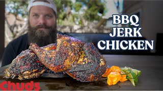 Juicy BBQ Jerk Chicken  Chuds BBQ [upl. by Anayek]