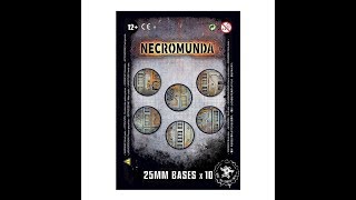 Necromunda 25mm Bases Review  PaintingTutorial [upl. by Mall]