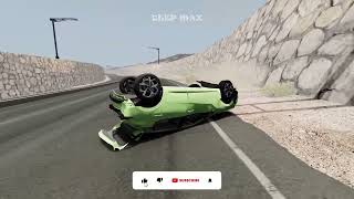 Rollover Pileup Crashes 10 – BeamNG Drive  Deep max test  Rtx pro games [upl. by Kroll]