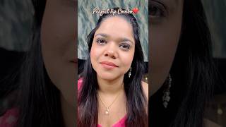 Peachy lip combo maybellinevinylink nykaalipliner lipsticktutorial [upl. by Marillin338]