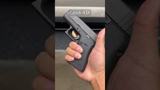 Extended Baby Glock  Glock 43X 9mm Pistol handgun glock [upl. by Caravette]