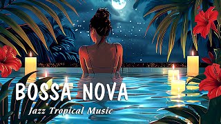 Calm Beach Bossa Nova  BEST Tropical Jazz to Help You Relax  Autumn Bossa Nova BGM [upl. by Judye]