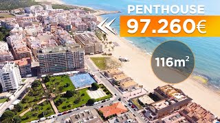 Ferienwohnung spanien am meer 🌴🦜 Penthouse with private solarium in La Mata in Torrevieja [upl. by Mirna]