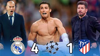 Real Madrid 41 atletico madrid Finale UCL 2014 Cristiano💥Extended Highlights ampGoals HD [upl. by Ellenaj272]