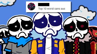 TOP 10 WORST SANS AUS [upl. by Ardnnek]