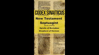 Codex Sinaiticus Bible Manuscript [upl. by Eerahc]