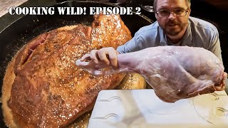 Oven Roasted DEER Hindquarter Cooking Wild Ep 2 [upl. by Zurciram]