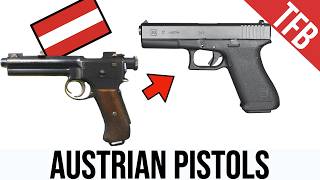 From Steyr to Glock Austrias Military Pistol History [upl. by Aivatahs]