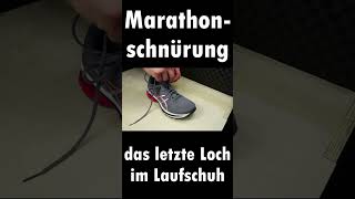 Marathonschnürung am Laufschuh [upl. by Lamori]